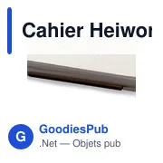 Cahier Heiwor - Miniature 5