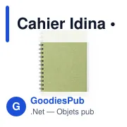 Cahier Idina - Miniature 1