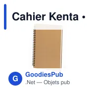 Cahier Kenta - Miniature 1