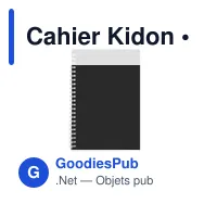 Cahier Kidon - Miniature 11