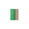 Variante vert - Cahier à spirales personnalisable Mosku avec logo et trousse intégrée