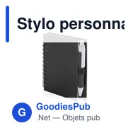Stylo personnalisé en carton recyclé avec logo pour entreprise - Miniature 9