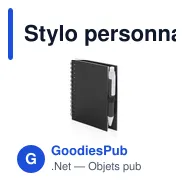 Stylo personnalisé en carton recyclé avec logo pour entreprise - Miniature 10