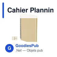 Cahier Planning Mensuel Celik - Miniature 1