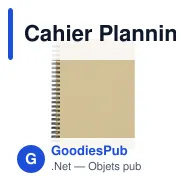 Cahier Planning Mensuel Celik - Miniature 2