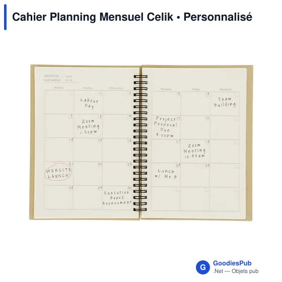 Cahier Planning Mensuel Celik - Image 6