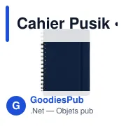 Cahier Pusik - Miniature 1