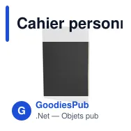 Cahier personnalisable en carton recyclé avec logo - Cahier Qeton - Miniature 11