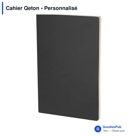 Cahier personnalisable en carton recyclé avec logo - Cahier Qeton - Image 11