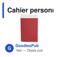 Cahier personnalisable en carton recyclé avec logo - Cahier Qeton - Miniature 12
