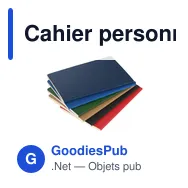 Cahier personnalisable en carton recyclé avec logo - Cahier Qeton - Miniature 9