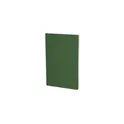 Variante vert foncé - Cahier personnalisable en carton recyclé avec logo - Cahier Qeton