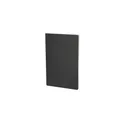 Variante noir - Cahier personnalisable en carton recyclé avec logo - Cahier Qeton