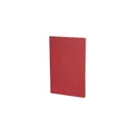 Variante rouge - Cahier personnalisable en carton recyclé avec logo - Cahier Qeton