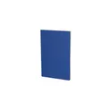 Variante bleu - Cahier personnalisable en carton recyclé avec logo - Cahier Qeton