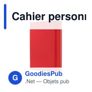Cahier personnalisable A5 en R-PET et PU avec logo - R-PET A5 - Miniature 2