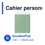 Cahier personnalisable A5 en R-PET et PU avec logo - R-PET A5 - Miniature 3