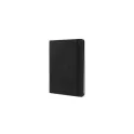 Variante Noir - Cahier personnalisable A5 en R-PET et PU avec logo - R-PET A5