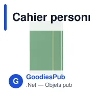 Cahier personnalisable A6 en R-PET et PU avec logo - R-PET A6 - Miniature 2