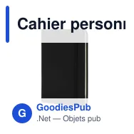 Cahier personnalisable A6 en R-PET et PU avec logo - R-PET A6 - Miniature 4
