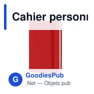 Cahier personnalisable A6 en R-PET et PU avec logo - R-PET A6 - Miniature 6