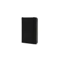 Variante Noir - Cahier personnalisable A6 en R-PET et PU avec logo - R-PET A6
