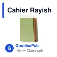 Cahier Rayish - Miniature 1