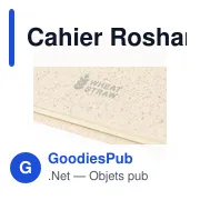 Cahier Roshan - Miniature 4