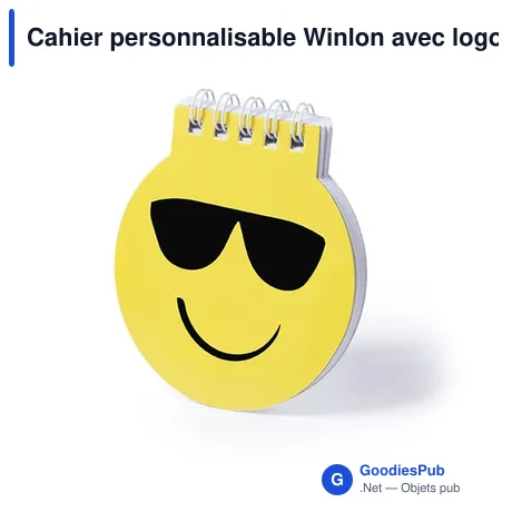 Cahier personnalisable Winlon avec logo - Bloc-notes B2B