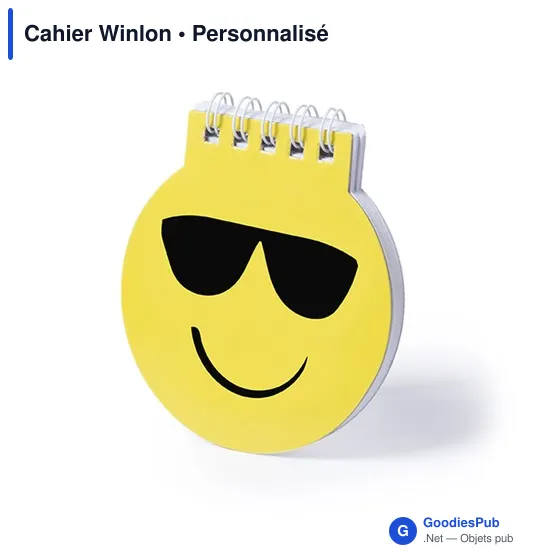 Cahier personnalisable Winlon avec logo - Bloc-notes B2B - Image 1