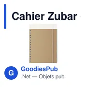 Cahier Zubar - Miniature 1
