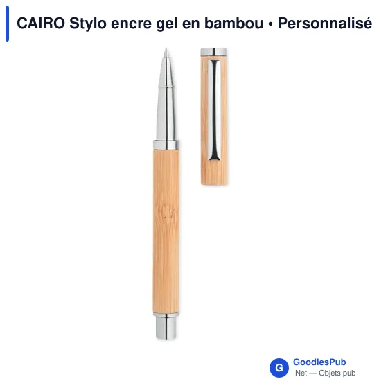 CAIRO Stylo encre gel en bambou - Image 1