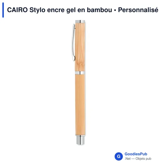 CAIRO Stylo encre gel en bambou - Image 5