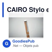 CAIRO Stylo encre gel en bambou - Miniature 7