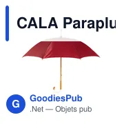 CALA Parapluie avec poignée en bois - Miniature 1