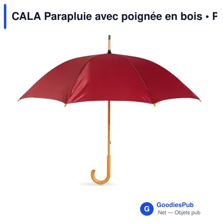 CALA Parapluie avec poignée en bois