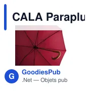 CALA Parapluie avec poignée en bois - Miniature 3
