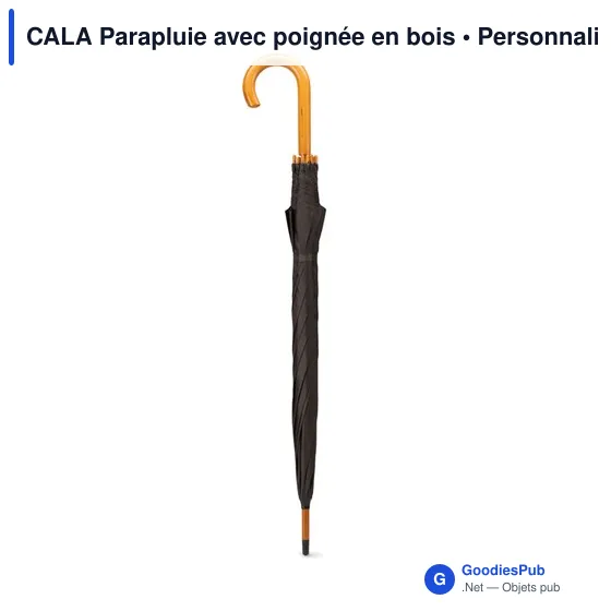 CALA Parapluie avec poignée en bois - Image 5
