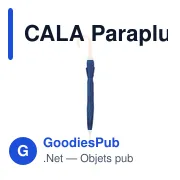 CALA Parapluie avec poignée en bois - Miniature 7