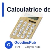 Calculatrice de poche personnalisable en bambou avec logo - Miniature 2