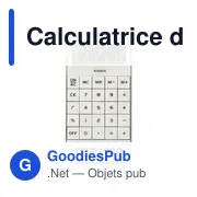 Calculatrice de poche personnalisable avec logo - Jareth - Miniature 1