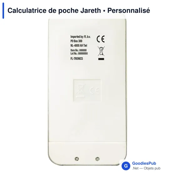 Calculatrice de poche personnalisable avec logo - Jareth - Image 6