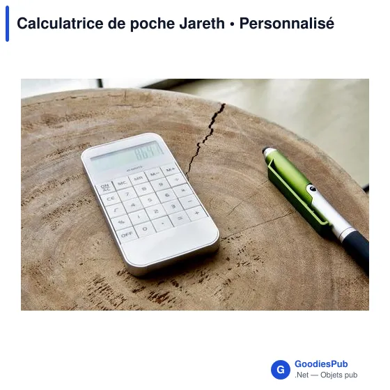 Calculatrice de poche personnalisable avec logo - Jareth - Image 7