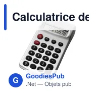 Calculatrice de poche personnalisable avec logo - Tulia - Miniature 1