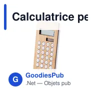 Calculatrice personnalisable Sitax avec logo pour entreprise - Miniature 2