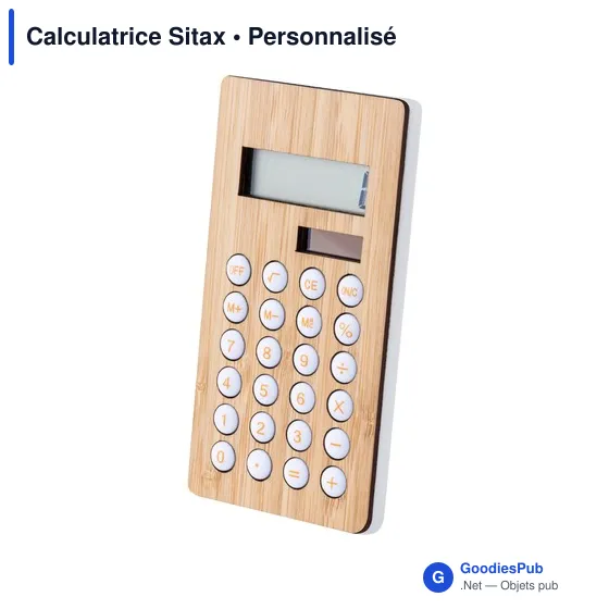 Calculatrice personnalisable Sitax avec logo pour entreprise - Image 2