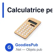 Calculatrice personnalisable Sitax avec logo pour entreprise - Miniature 3
