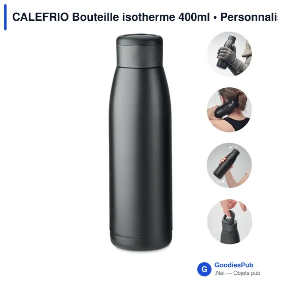 CALEFRIO Bouteille isotherme 400ml - Image 1