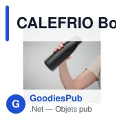 CALEFRIO Bouteille isotherme 400ml - Miniature 3