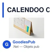 Calendrier de bureau personnalisable CALENDOO avec mémo et logo - Miniature 4